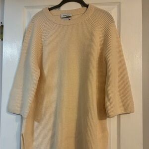 & Other Stories Beige Ribbed Women's Sweater